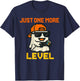 Just One More Level Ghost Gamer Funny Pixel Video Gaming Boy T-Shirt - T-Shirt | Navy