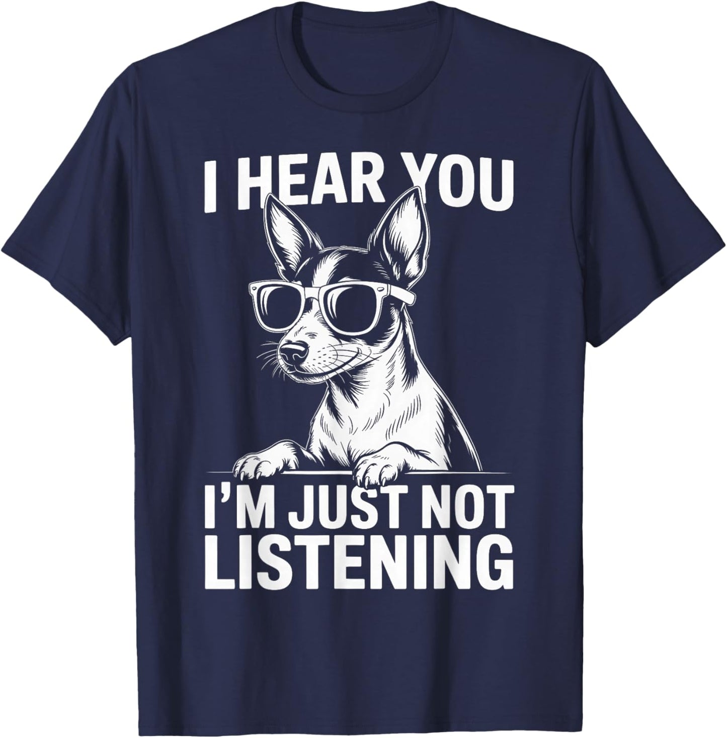 Rat Terrier Funny Rat Terrier T-Shirt - T-Shirt | Navy
