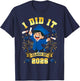 I Did It Graduation Class of 2026 Graduate Senior 26 Grad T-Shirt - T-Shirt | Navy