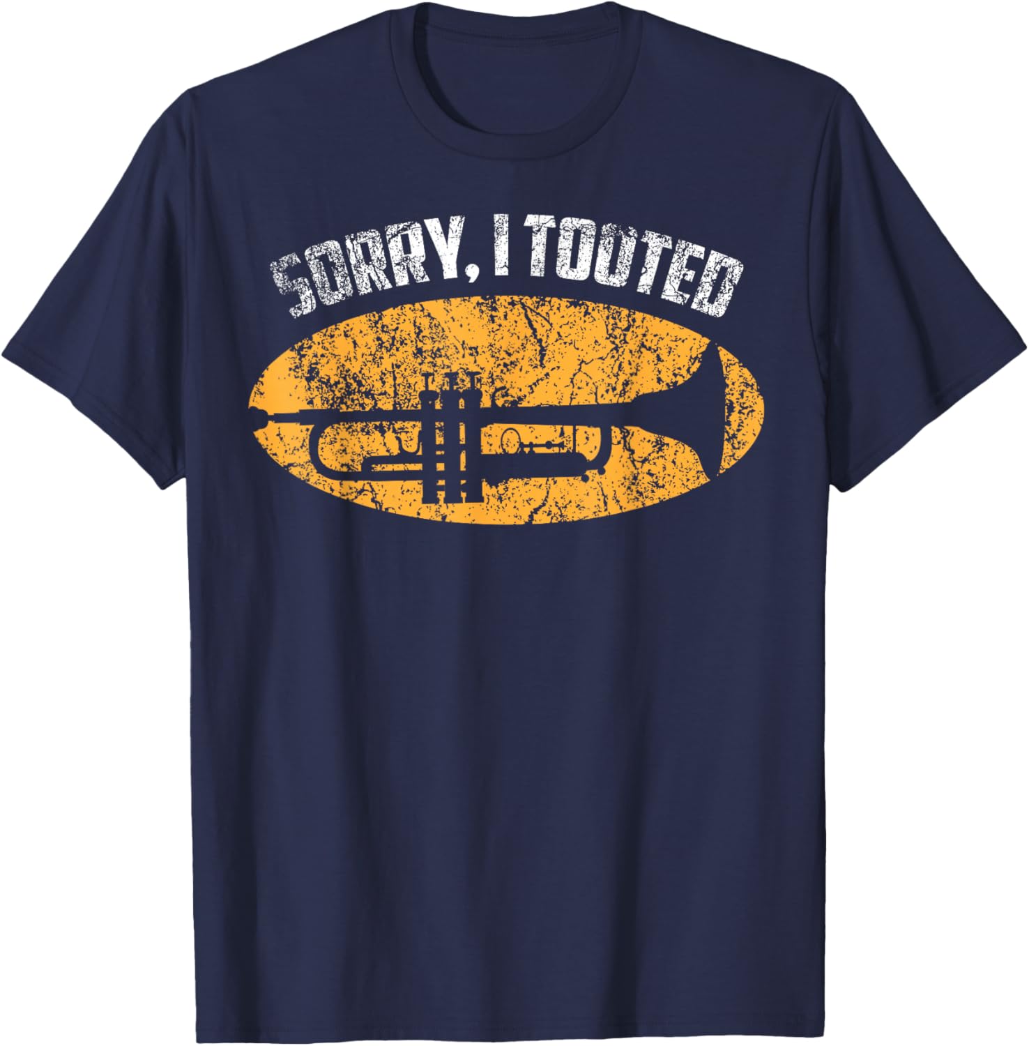 Funny Trumpet Design Women Trumpetist Trumpet Player T-Shirt - T-Shirt | Navy