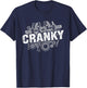 Cranky Car Engine Crankshaft Cars Lover Mechanics T-Shirt - T-Shirt | Navy