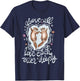 Above All Love Each Otter Deeply T-Shirt - T-Shirt | Navy