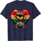 Black Leaders Black History Strong Power Fist Hand Inspiring T-Shirt - T-Shirt | Navy