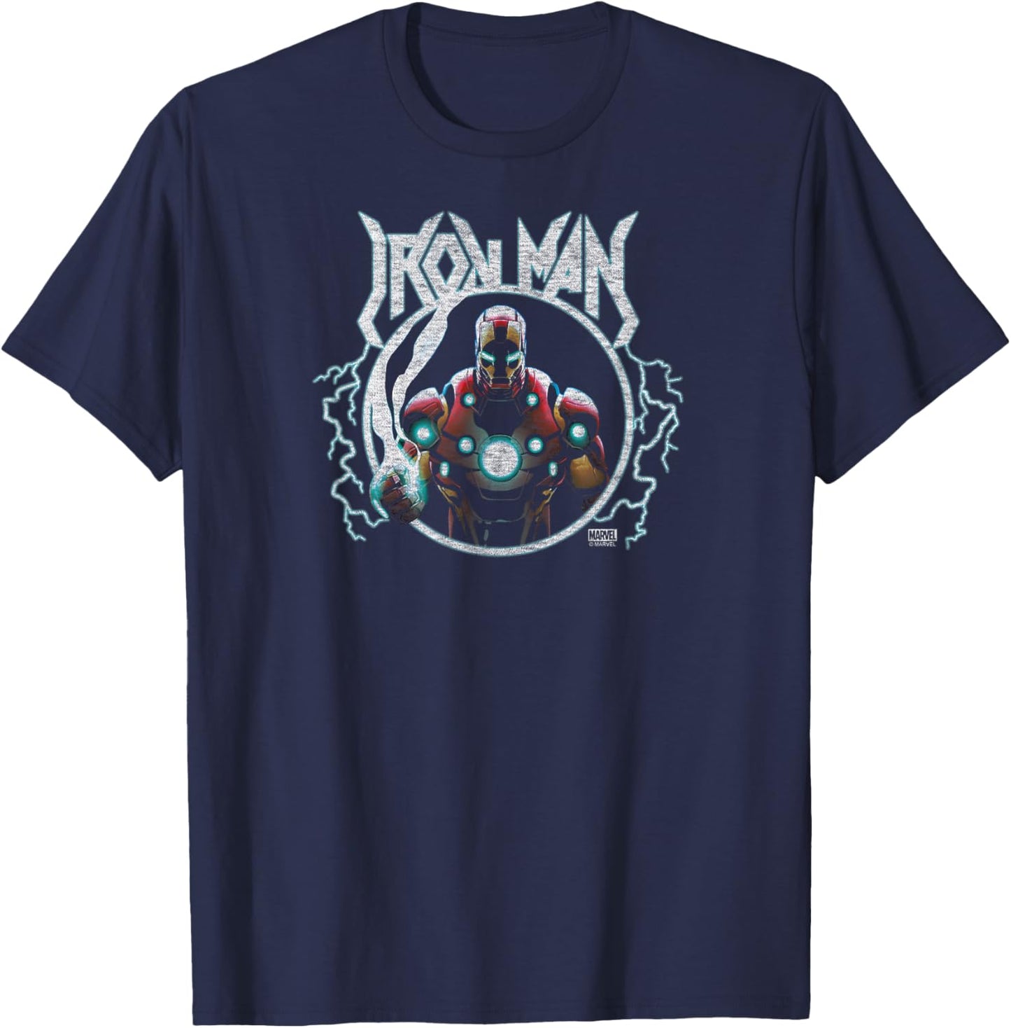 Iron Man - Metal Inspired T-Shirt - T-Shirt | Navy