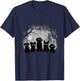 Creepy Funny Spooky Dog Alt Goth Grunge Horror Aesthetic T-Shirt - T-Shirt | Navy