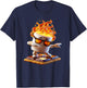 Dabbing Smore Marshmallow Cute Dab Dance Camping Camper Gift T-Shirt - T-Shirt | Navy
