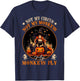 Not My Circus Not My Monkeys My Monkeys Fly Witch Halloween T-Shirt - T-Shirt | Navy