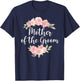 Mother of The Groom Mom Flowers Mom of The Groom T-Shirt - T-Shirt | Navy