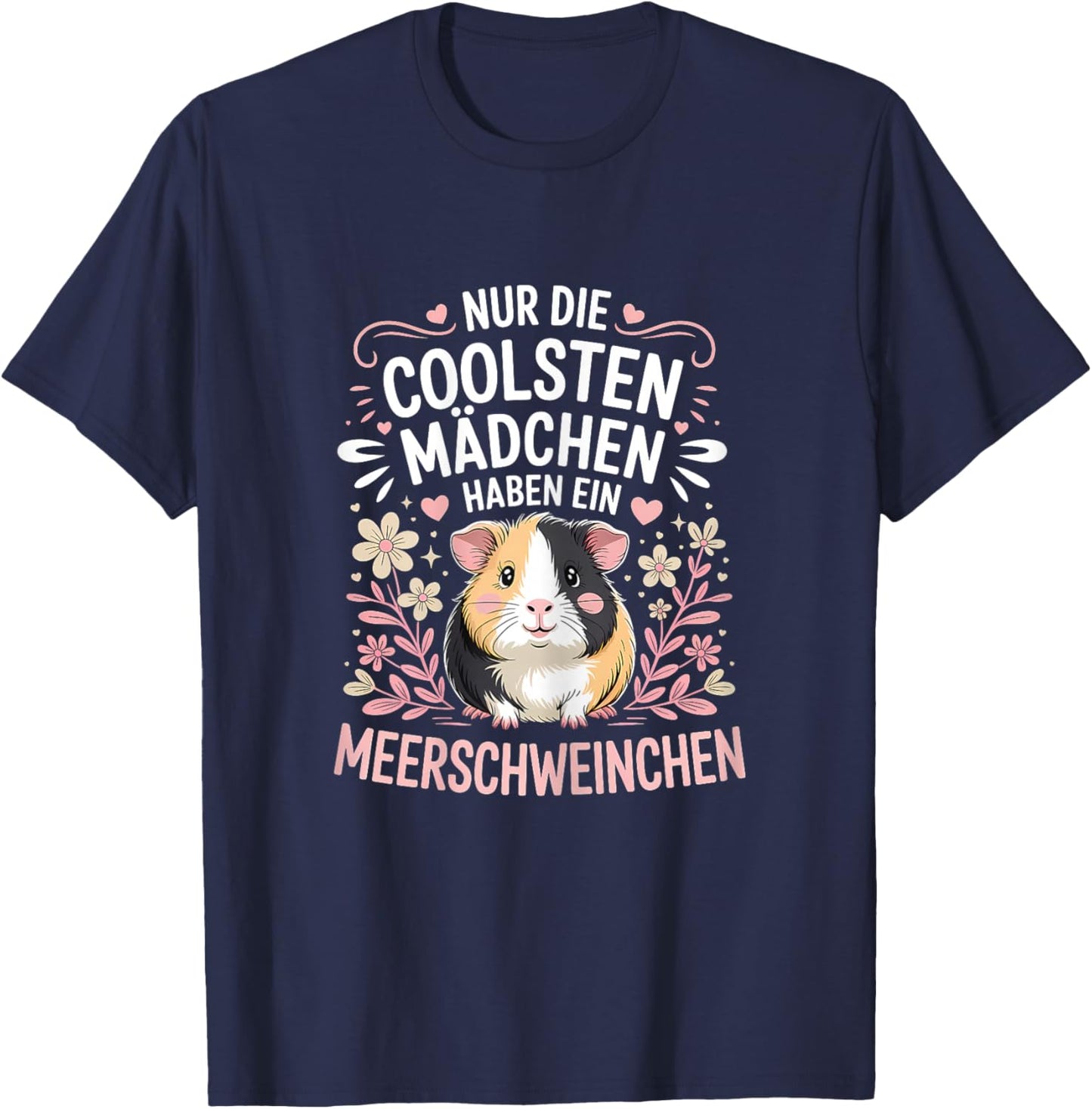 Coolsten Mädchen Haben Meerschweinchen T-Shirt - T-Shirt | Navy