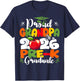 Proud Grandpa of 2026 Pre-K Graduate Fathers Day Graduation T-Shirt - T-Shirt | Navy