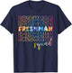 Tie Dye Freshman Squad 9th Grade Back To School High School T-Shirt - T-Shirt | Navy