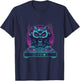 Owl DJ Techno Turntable DJ Owl House Dance Music Owl Lover T-Shirt - T-Shirt | Navy