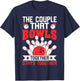 The Couple that Bowls Together Stays Together T-Shirt - T-Shirt | Navy