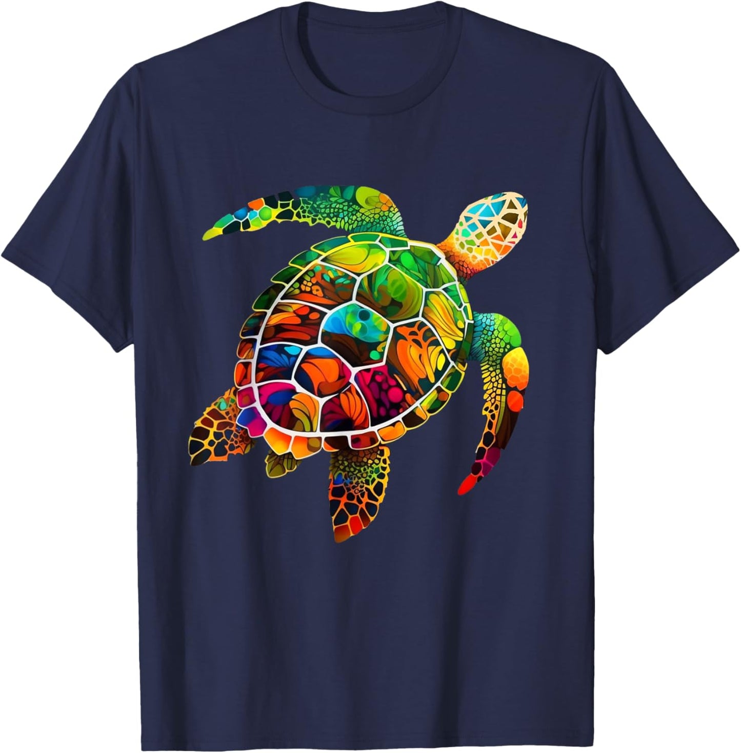 Hawaiian Sea Turtle Hawaii Holiday Beach Summer Maui T-Shirt - T-Shirt | Navy