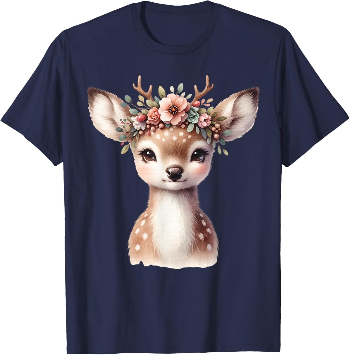 Reindeer Deer Costume Shirt Dirndl Deer Women's Costume , black, S T-Shirt - T-Shirt | Navy
