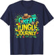 Retro The Great Jungle Journey Adventure Theme VBS Costume T-Shirt - T-Shirt | Navy