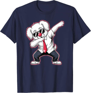 Dabbing Dog Dab Dap Pudel T-Shirt - T-Shirt | Navy