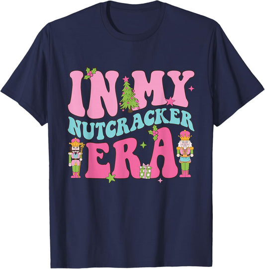 Pink Nutcracker Squad In My Nutcracker Era Christmas Women T-Shirt - T-Shirt | Navy