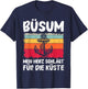Büsumer BÜSUM Mein Herz SCHLÄGT FÜR DIE KÜSTE Büsum T-Shirt - T-Shirt | Navy