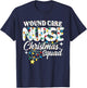 Wound Care Nurse Christmas Squad Wound Nursing NP RN T-Shirt - T-Shirt | Navy
