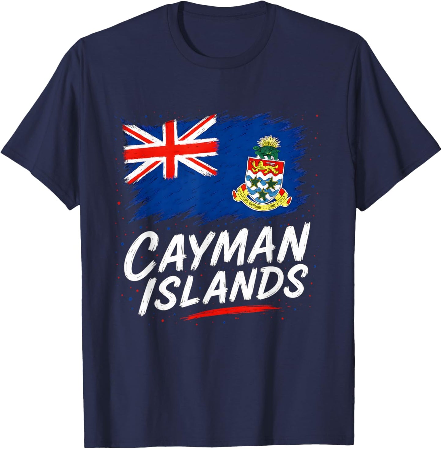 Cayman Islands Flag Caymanian Pride T-Shirt - T-Shirt | Navy