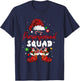 Paraprofessional Squad Leopard Santa Christmas Job Team T-Shirt - T-Shirt | Navy
