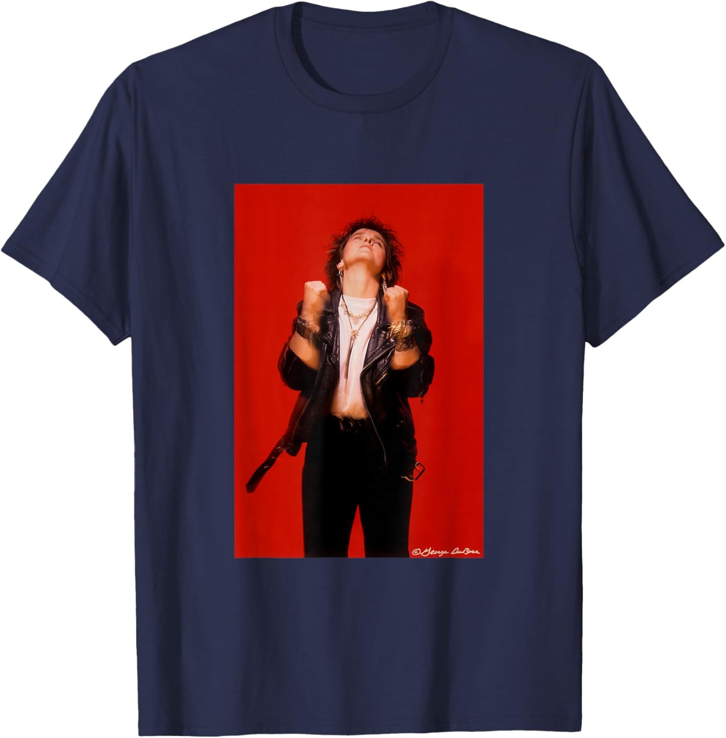 Melissa Etheridge Album Cover Art By George DuBose T-Shirt - T-Shirt | Navy