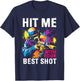 Hit Me With Your Best Shot Paintball T-Shirt - T-Shirt | Navy