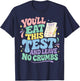 You'll Eat This Test and Leave No Crumbs Test Day Teachers T-Shirt - T-Shirt | Navy