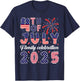 Family Matching Group 4th of July Family Celebration 2025 T-Shirt - T-Shirt | Navy