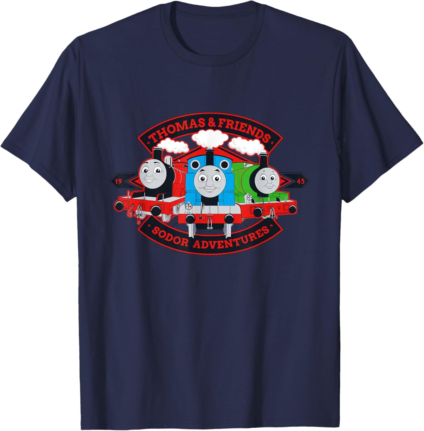 Thomas & Friends Sodor Adventures T-Shirt - T-Shirt | Navy