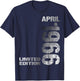 Limited Edition April 1966 Mann Frau 60. Geburtstag T-Shirt - T-Shirt | Navy