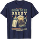 Soon to Be Daddy Loading Expecting Dad Reveal T-Shirt - T-Shirt | Navy