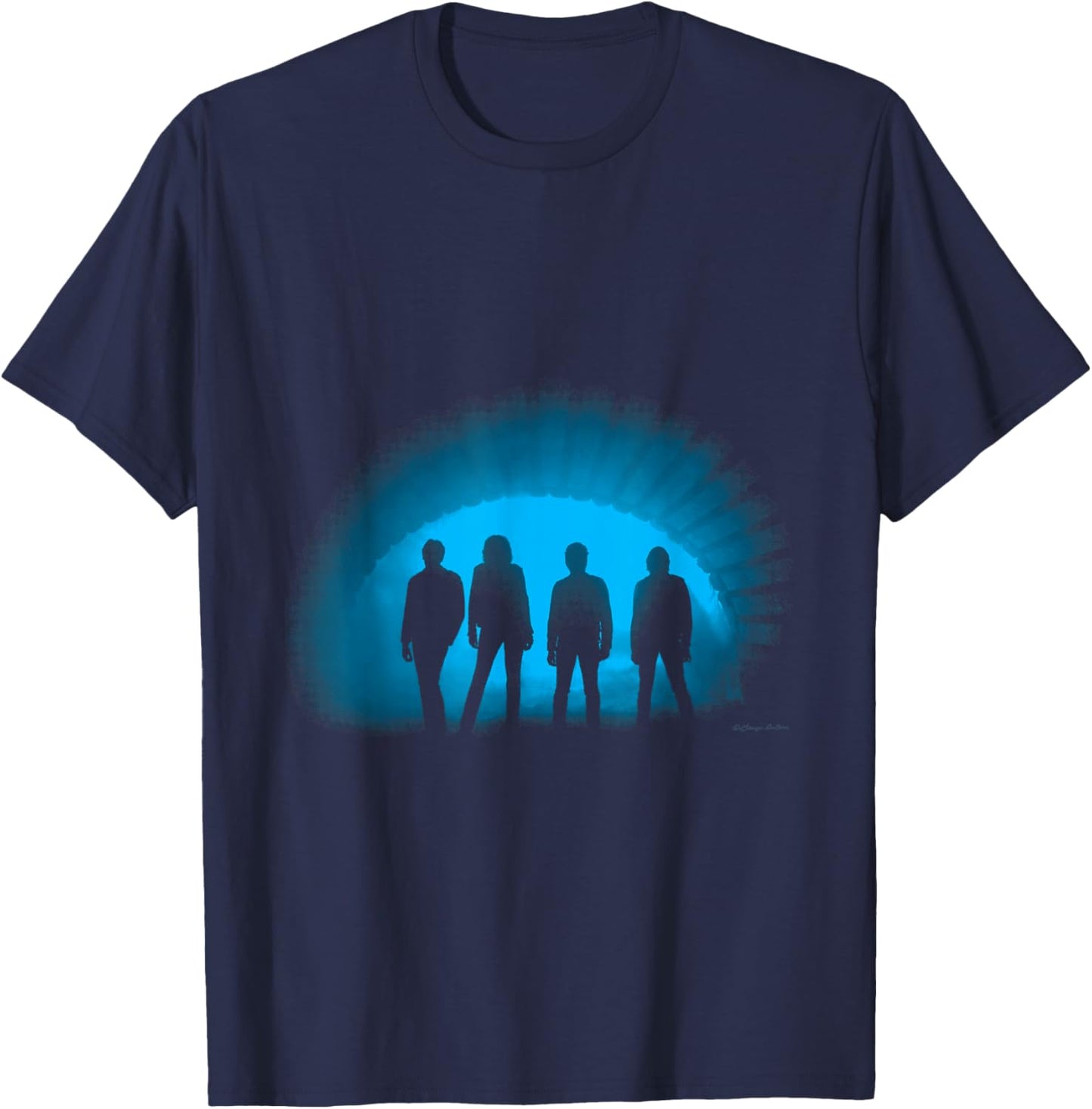 The Ramones Too Tough To Die Album Art By George DuBose T-Shirt - T-Shirt | Navy