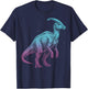 Parasaurolophus Illustration Parasaur T-Shirt - T-Shirt | Navy