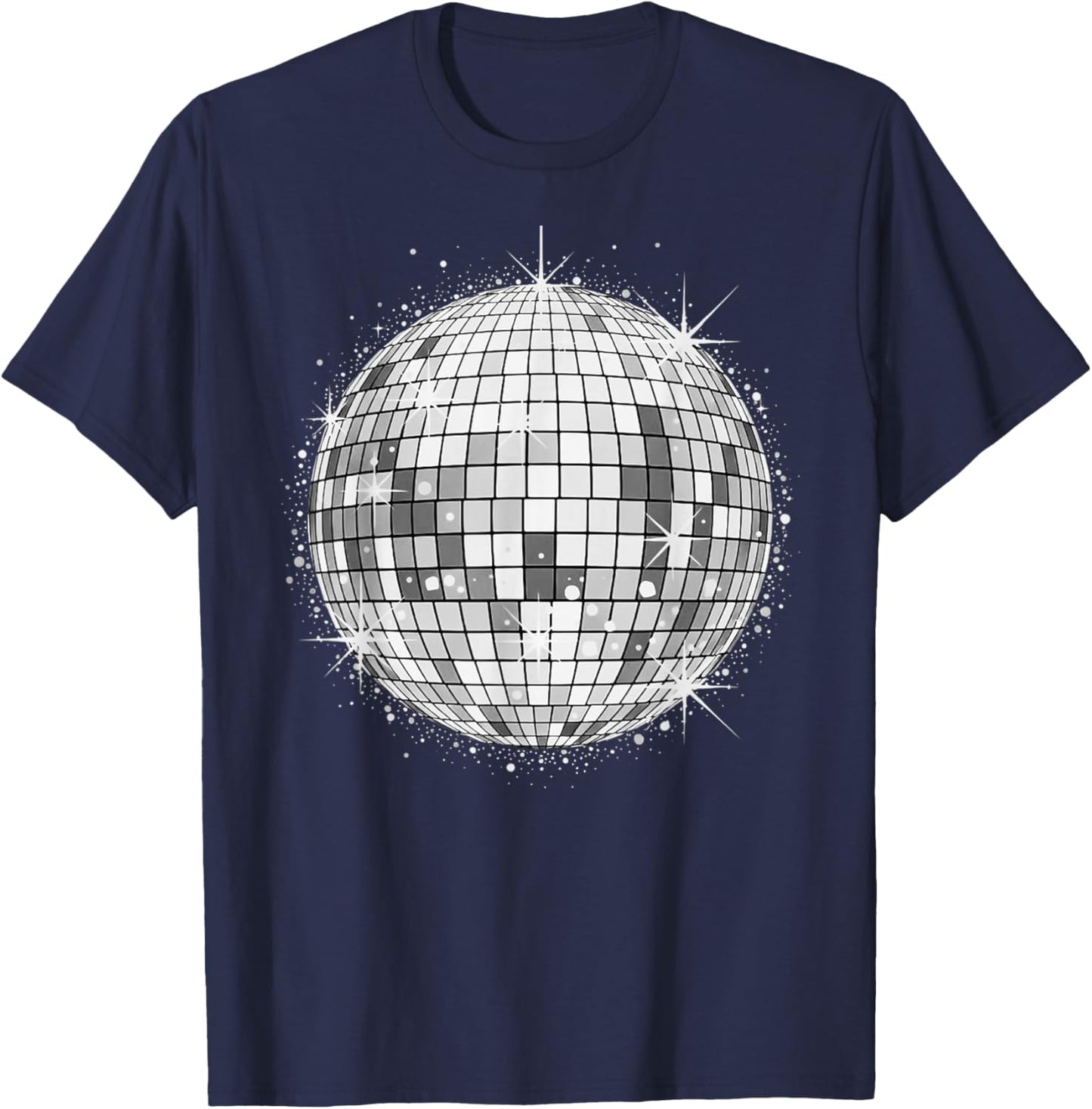 Disco Ball Party T-Shirt - T-Shirt | Navy