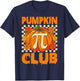 Pumpkin Pi Club Halloween Math Costume Boys Girls Women T-Shirt - T-Shirt | Navy