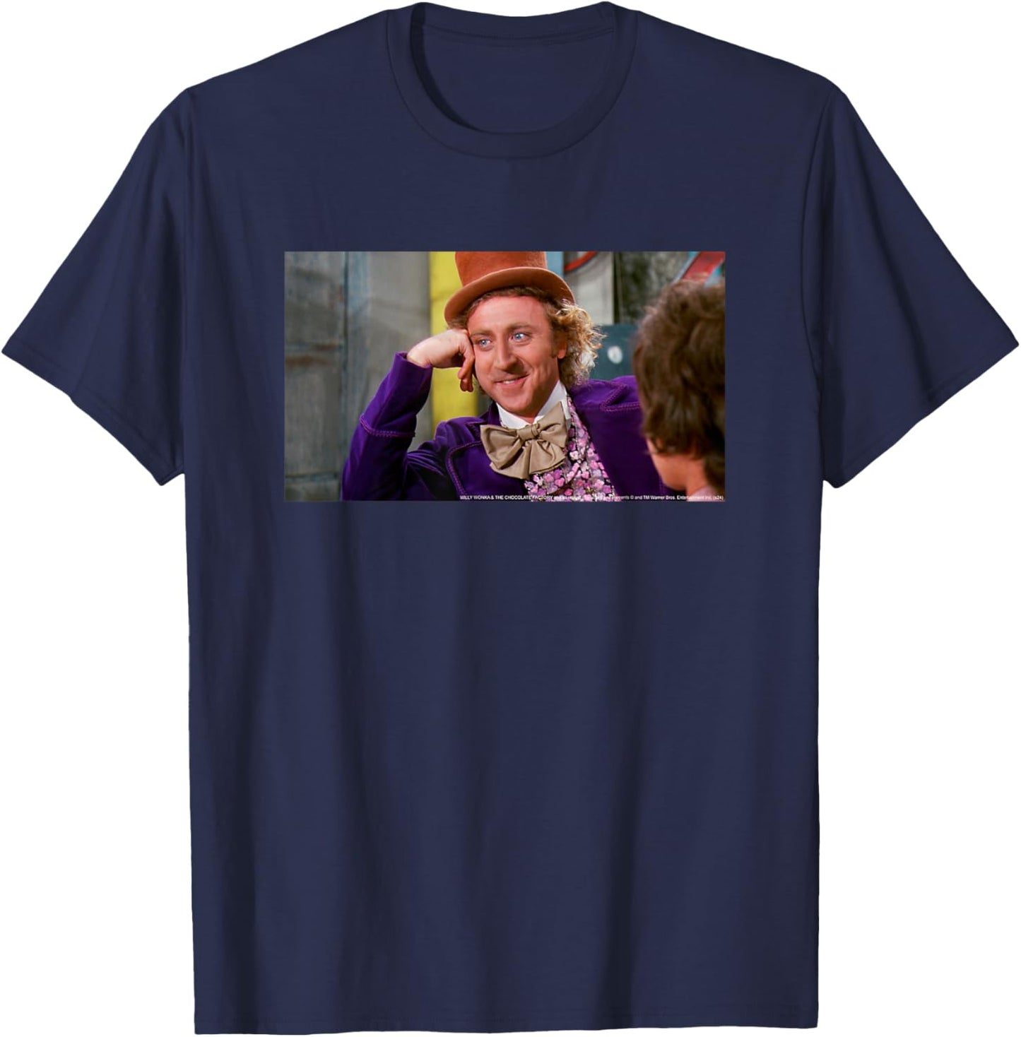Willy Wonka and The Chocolate Factory Wonka Meme Movie T-Shirt - T-Shirt | Navy