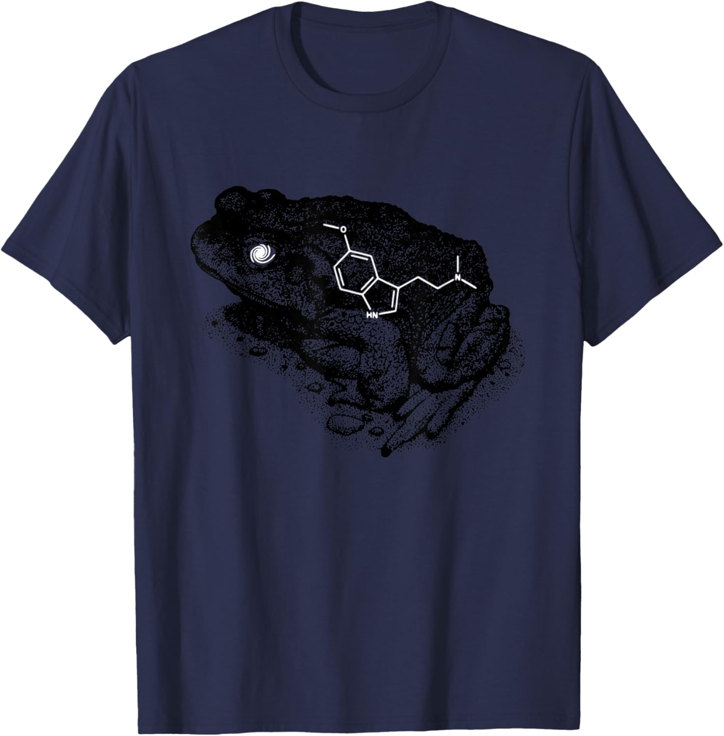 Bufo Alvarius Colorado River Toad Apparel Sonoran Desert Toad T-Shirt - T-Shirt | Navy