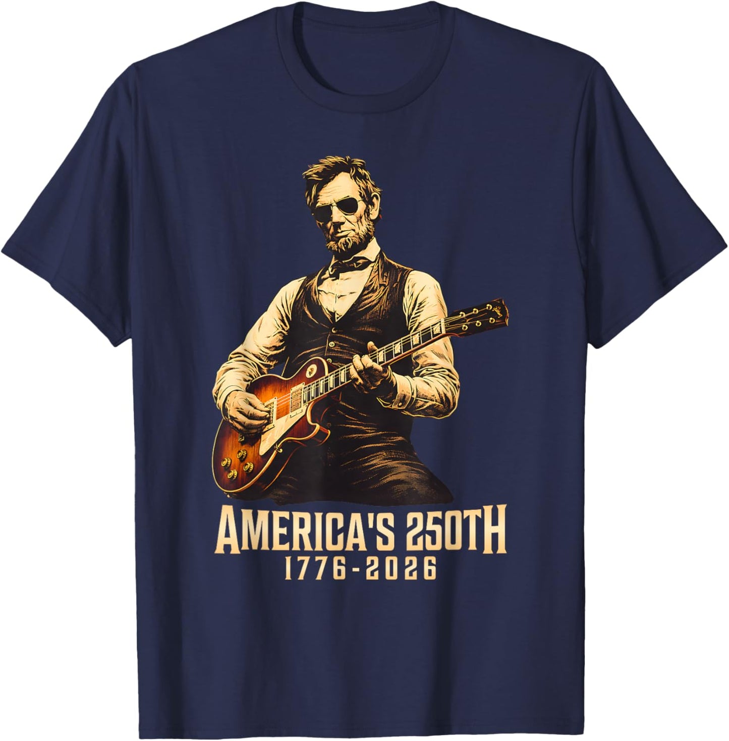 250 Years American 250th Anniversary USA Patriotic 4th July T-Shirt - T-Shirt | Navy