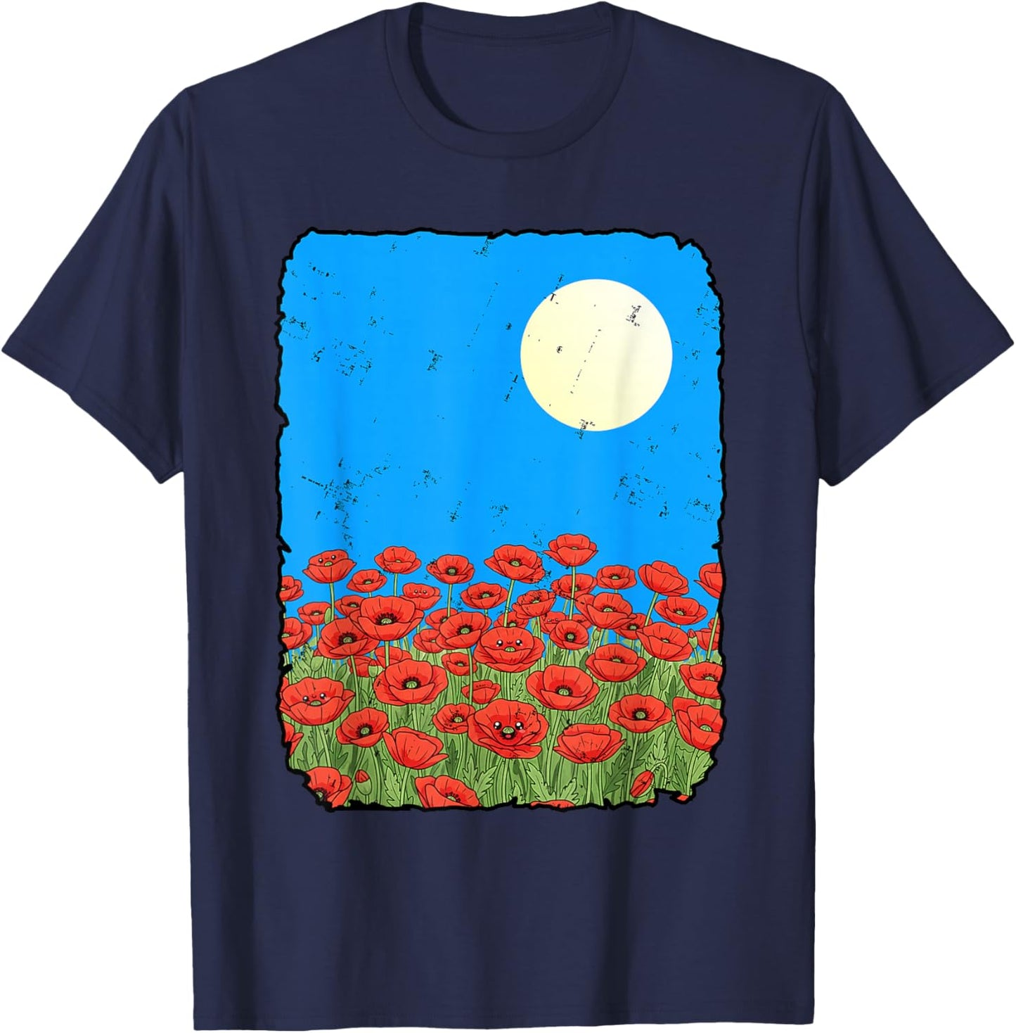 Coquelicots T-Shirt - T-Shirt | Navy