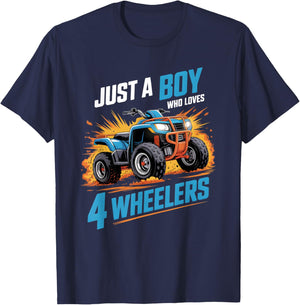 Boys 4 Wheeler T-Shirt - T-Shirt | Navy
