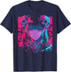 Goth Grunge Demon Anime Girl Waifu Horror Alt Aesthetic T-Shirt - T-Shirt | Navy