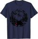Funny Monster Squonk in Forest Folklore Cryptid Introvert T-Shirt - T-Shirt | Navy