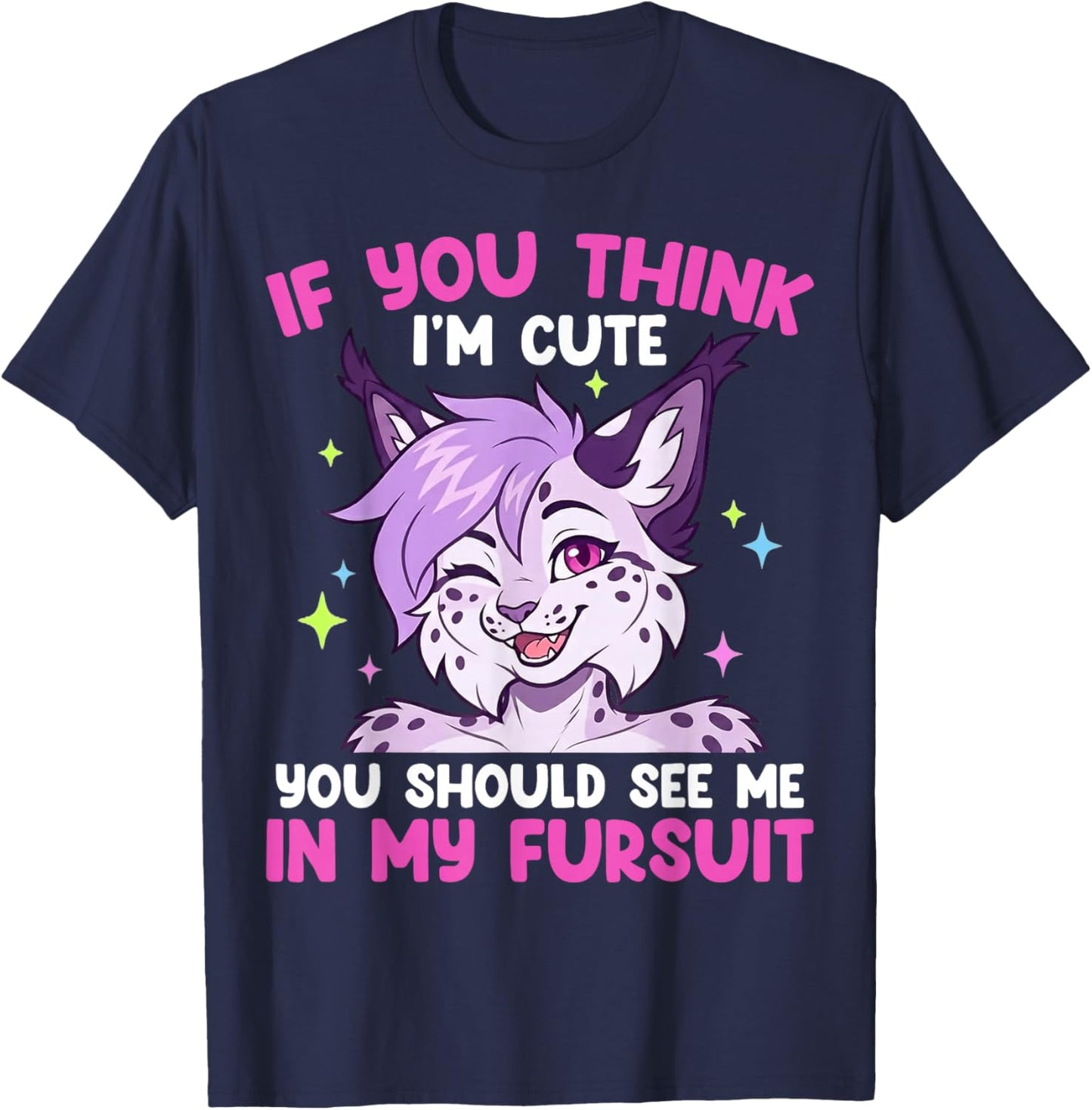 You Should See Me in My Fursuit Furry Fandom Fursona Fox T-Shirt - T-Shirt | Navy