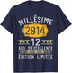 Vintage 2014 Gift 12 Years Boy Birthday Humour T-Shirt - T-Shirt | Navy
