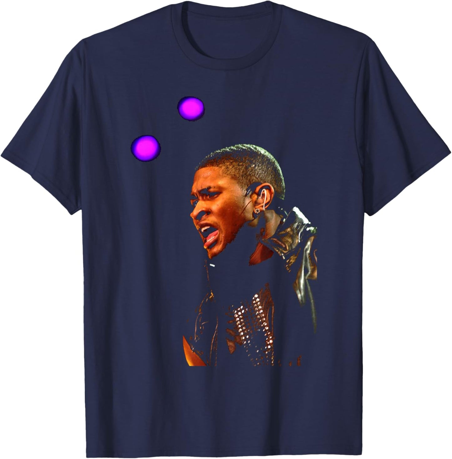 Usher U Remind Me R&B Live At The NEC 2002 T-Shirt - T-Shirt | Navy