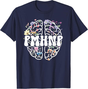 Groovy PMHNP Psychiatric Mental Health Nurse Practitioner T-Shirt - T-Shirt | Navy