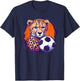 Cheetah Soccer Spirit T-Shirt - T-Shirt | Navy