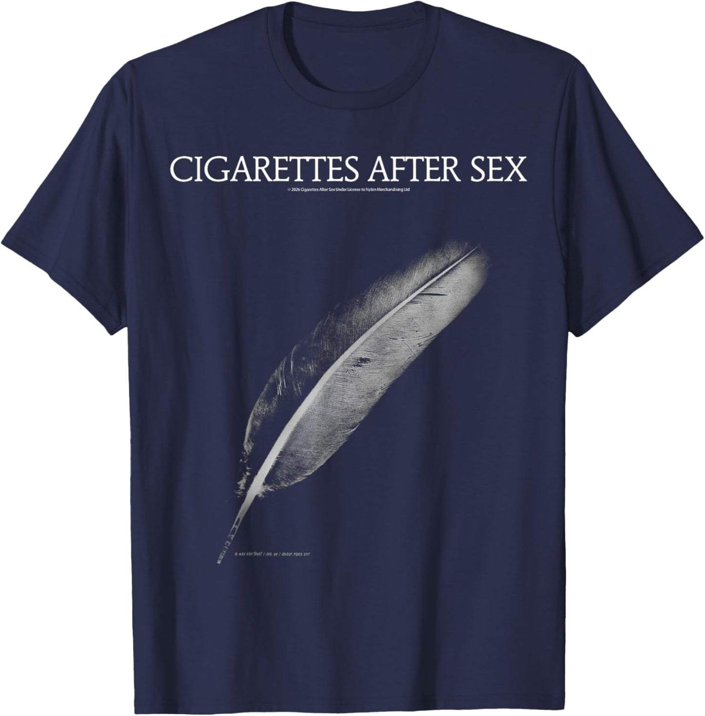 Official Cigarettes After Sex Affection Dream Pop Band T-Shirt - T-Shirt | Navy